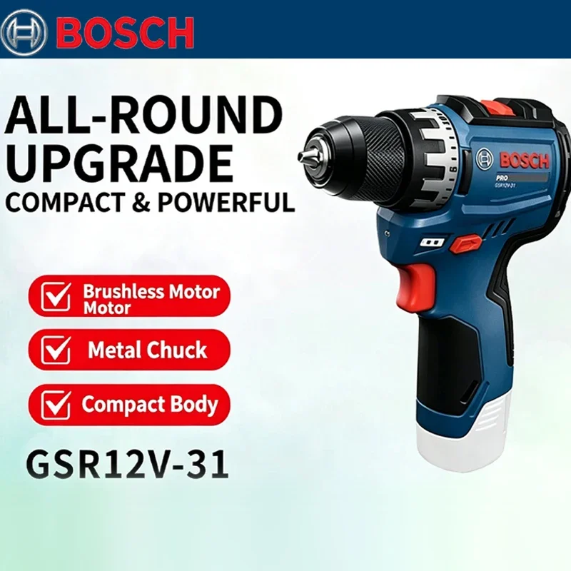 Woodworking Workshop - Bosch GSR 12V-31 Borstelloze Elektrische Boormachine