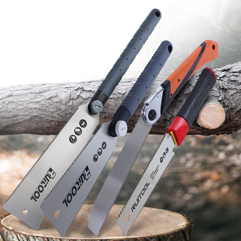 Woodworking In Japanese - 1PC Japanse trekzaag 3-rand tanden handzaag