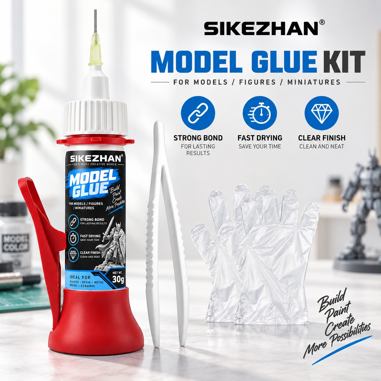 SIKEZHAN Modellijm 30g Precisi - Woodworking Glue recensie en prijs